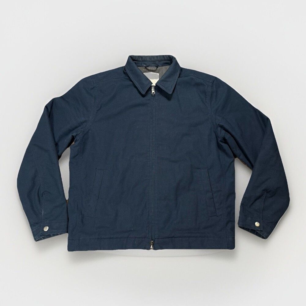Everlane Filled Harrington Deep Navy Zip Up Chore Jacket Men’s Large
